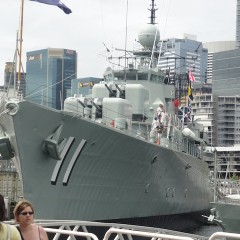 シドニーで「オーストラリア海軍の観艦式」。