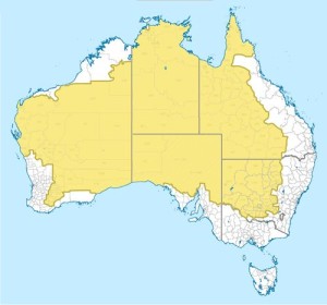 オーストラリアの人口密度